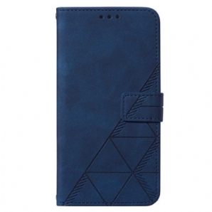 Flip Case Für Samsung Galaxy S23 5G Mit Kordel Riemendreiecke