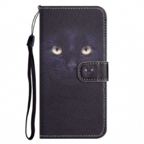 Flip Case Für Samsung Galaxy S23 5G Mit Kordel Tanga Katze