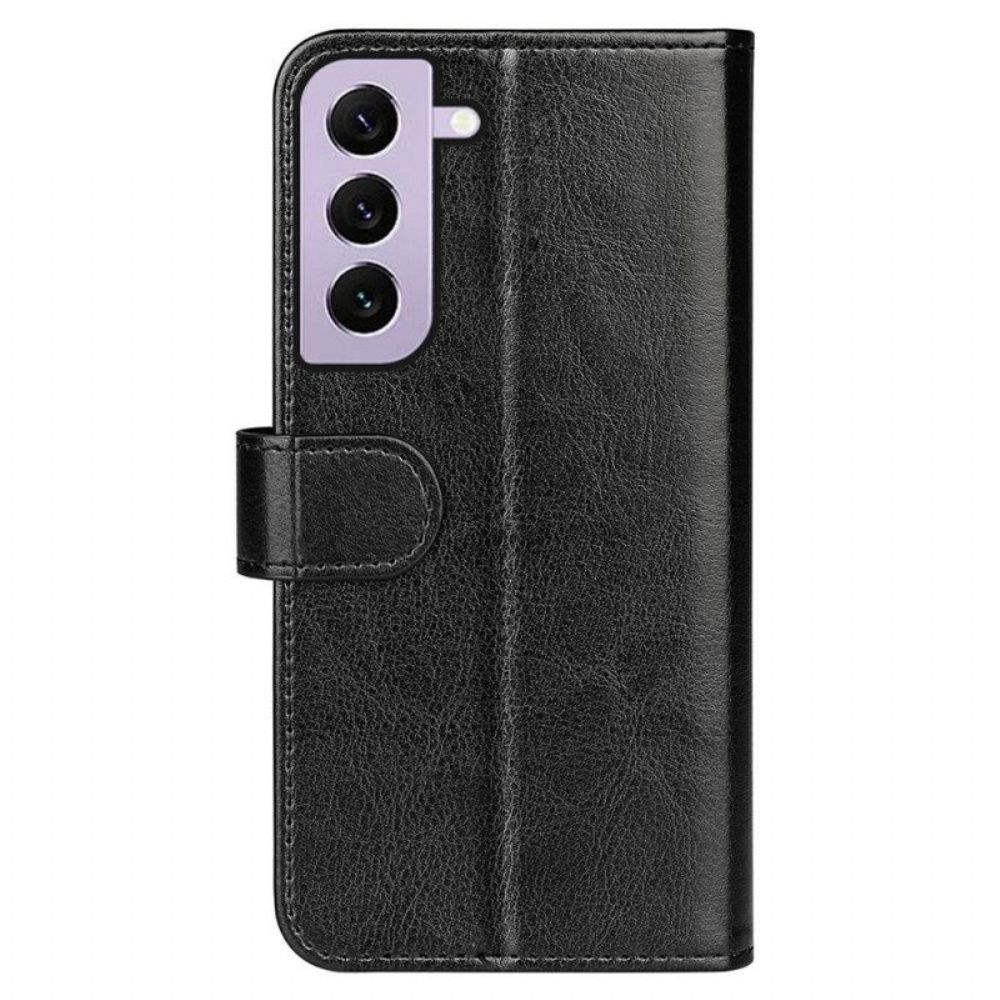 Flip Case Für Samsung Galaxy S23 5G Vintage-ledereffekt