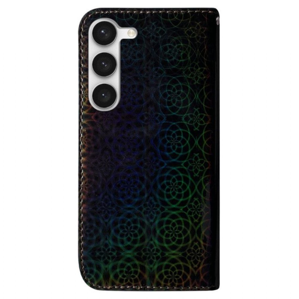 Lederhüllen Für Samsung Galaxy S23 5G Disco-stil