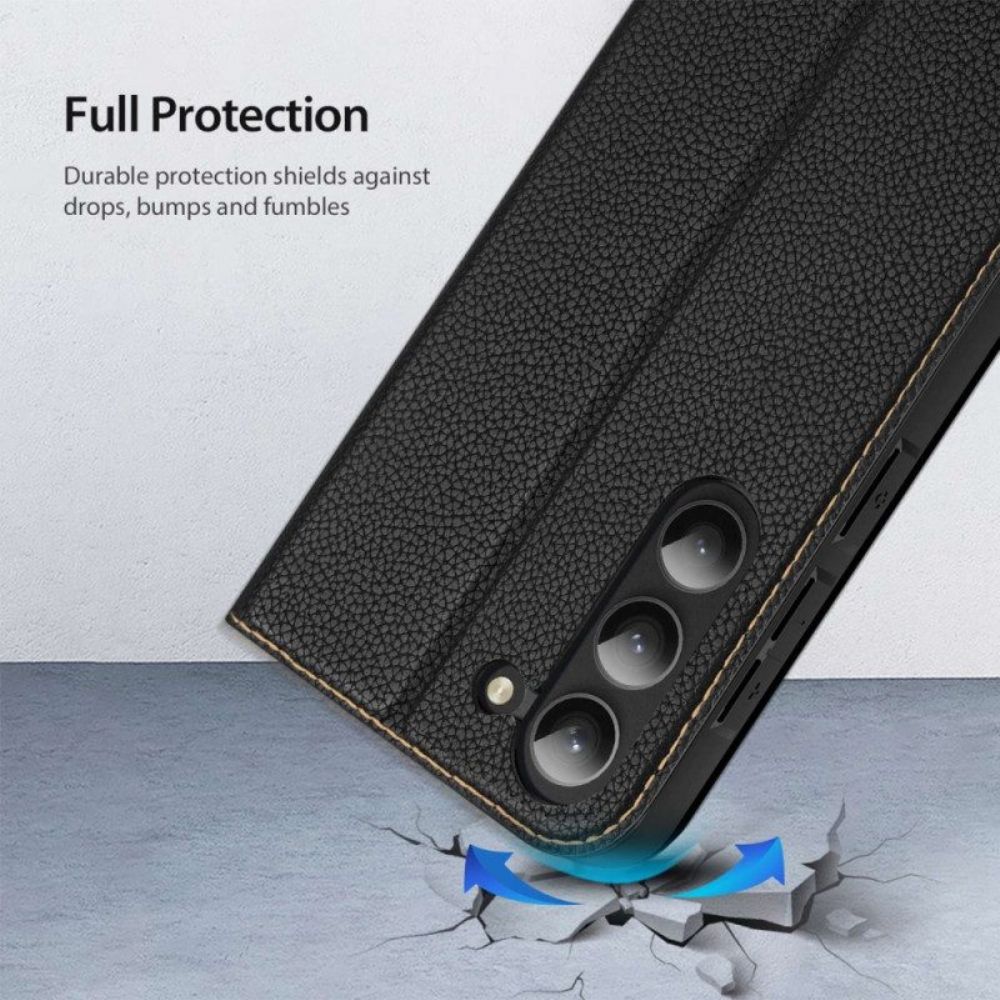 Schutzhülle Für Samsung Galaxy S23 5G Flip Case Haut X-serie Dux Ducis