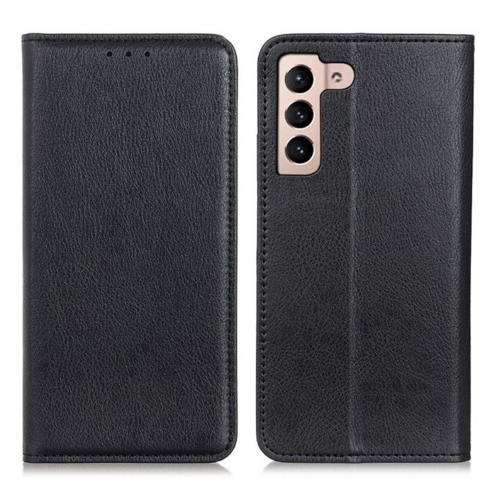 Schutzhülle Für Samsung Galaxy S23 5G Flip Case Litschi-spaltleder