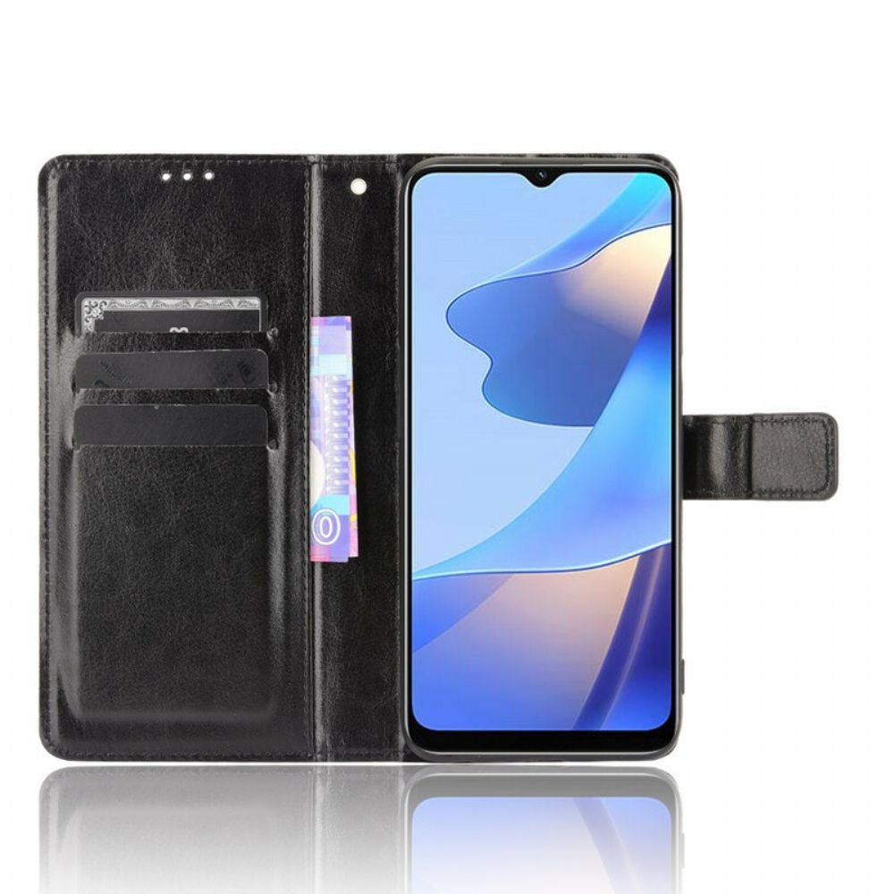 Flip Case Für Oppo A16 / A16s Auffälliges Kunstleder