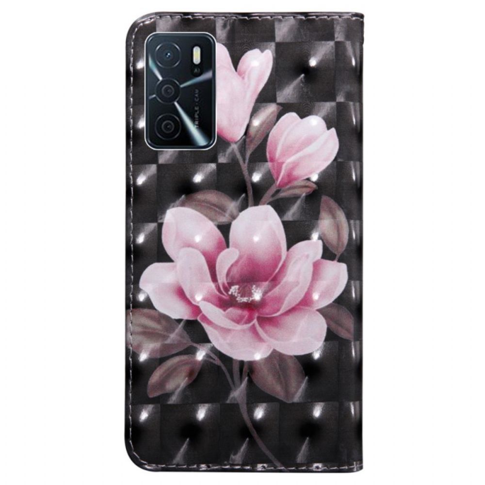 Flip Case Für Oppo A16 / A16s Blütenblumen