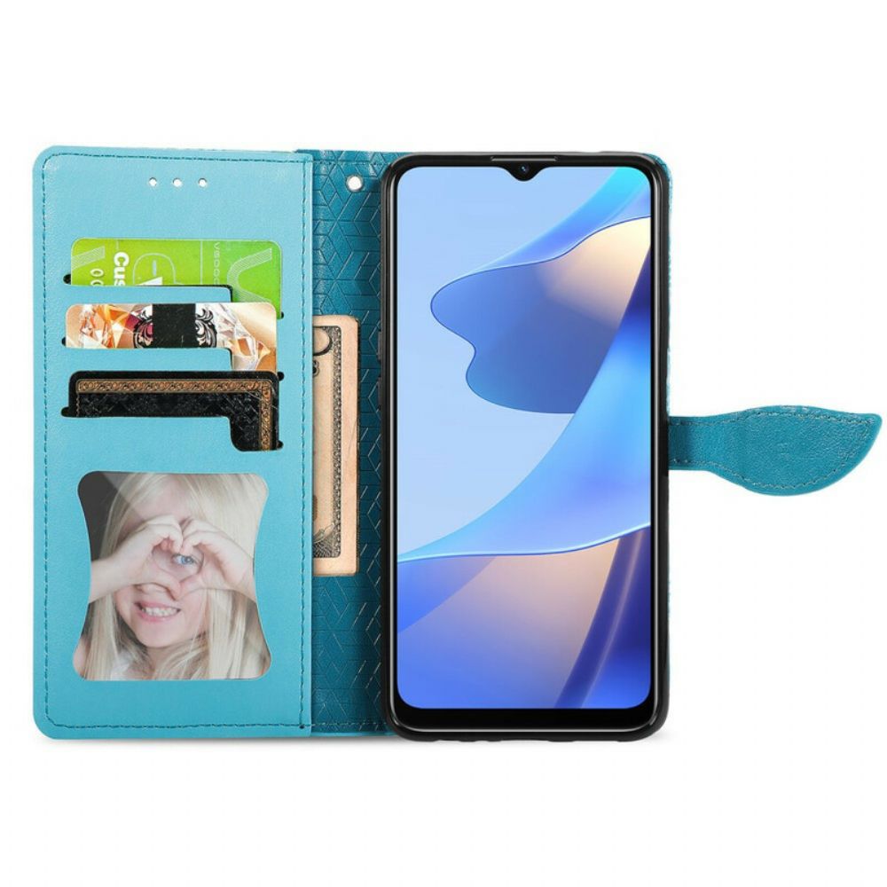 Flip Case Für Oppo A16 / A16s Stammesblätter