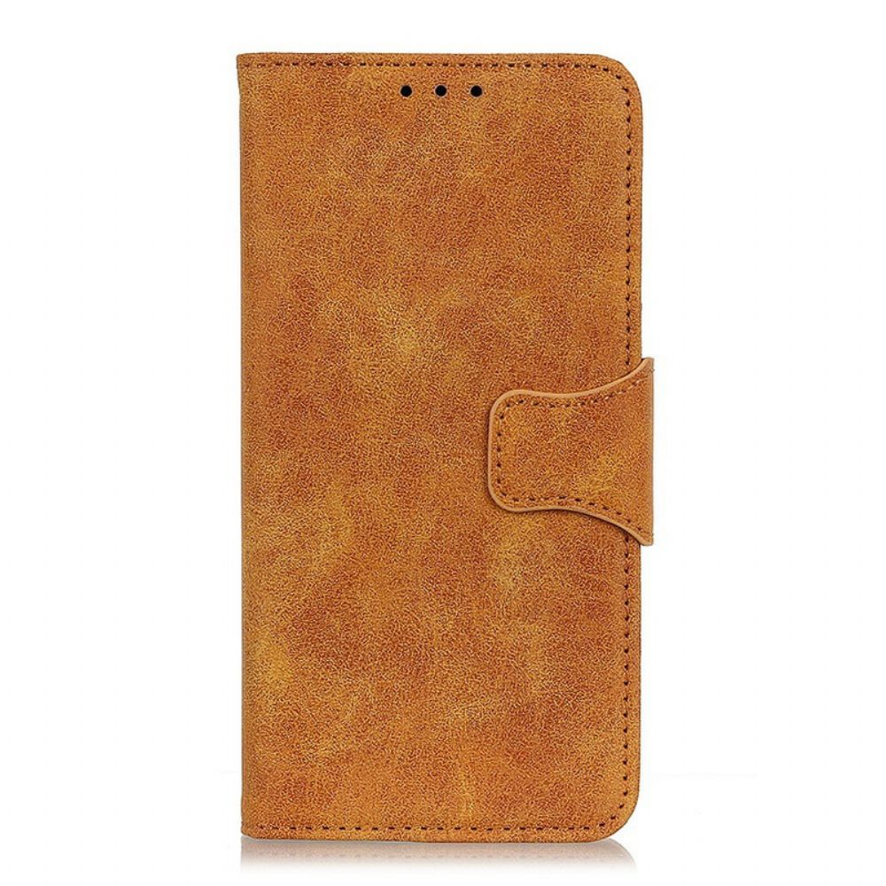 Flip Case Für Oppo A16 / A16s Vintage Spaltleder