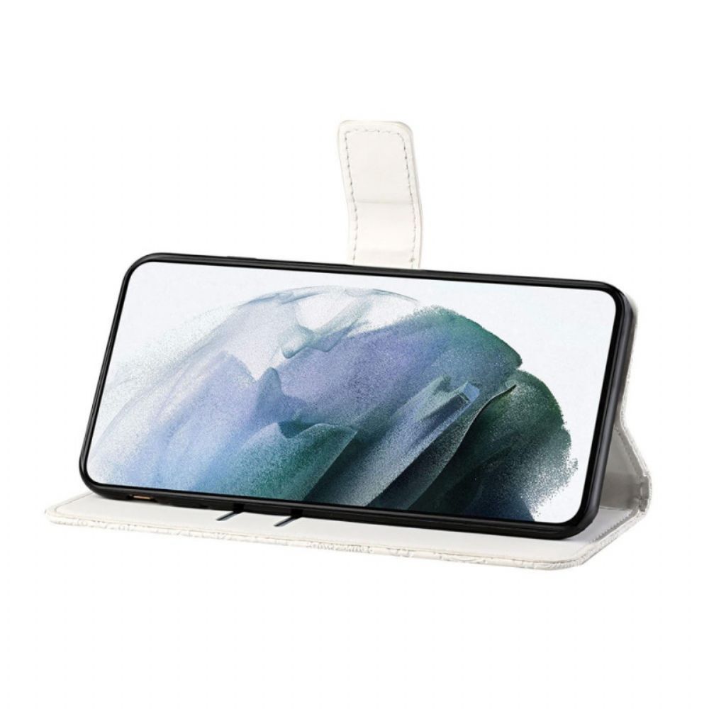 Lederhüllen Für Oppo A16 / A16s Gobelinmuster