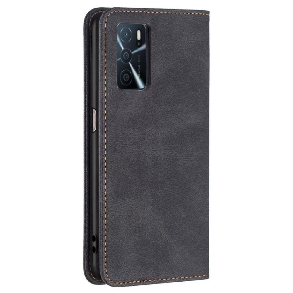 Schutzhülle Für Oppo A16 / A16s Flip Case Binfen Color Rfid Nähen