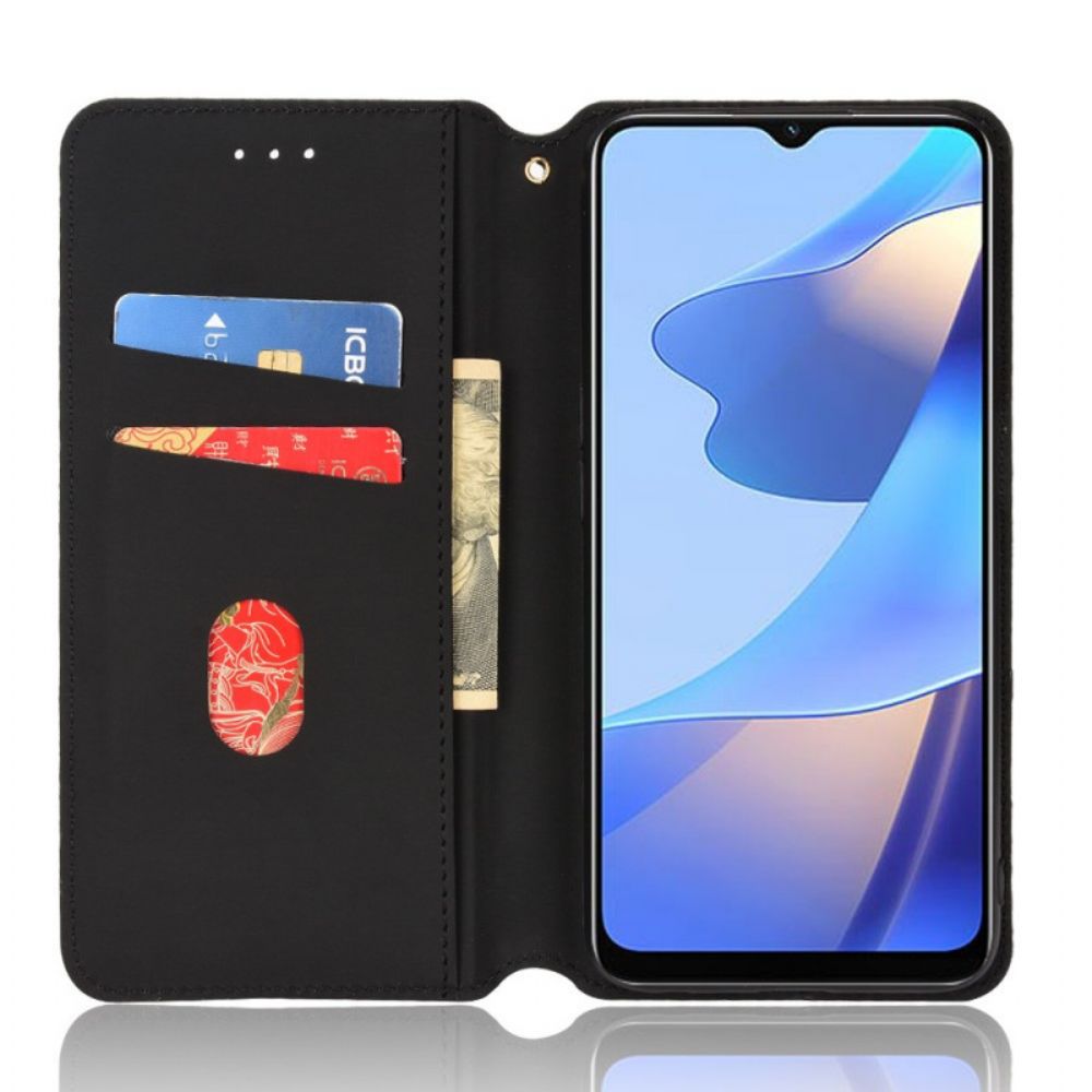 Schutzhülle Für Oppo A16 / A16s Flip Case Diamant-leder-effekt