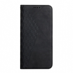 Schutzhülle Für Oppo A16 / A16s Flip Case Geo-ledereffekt