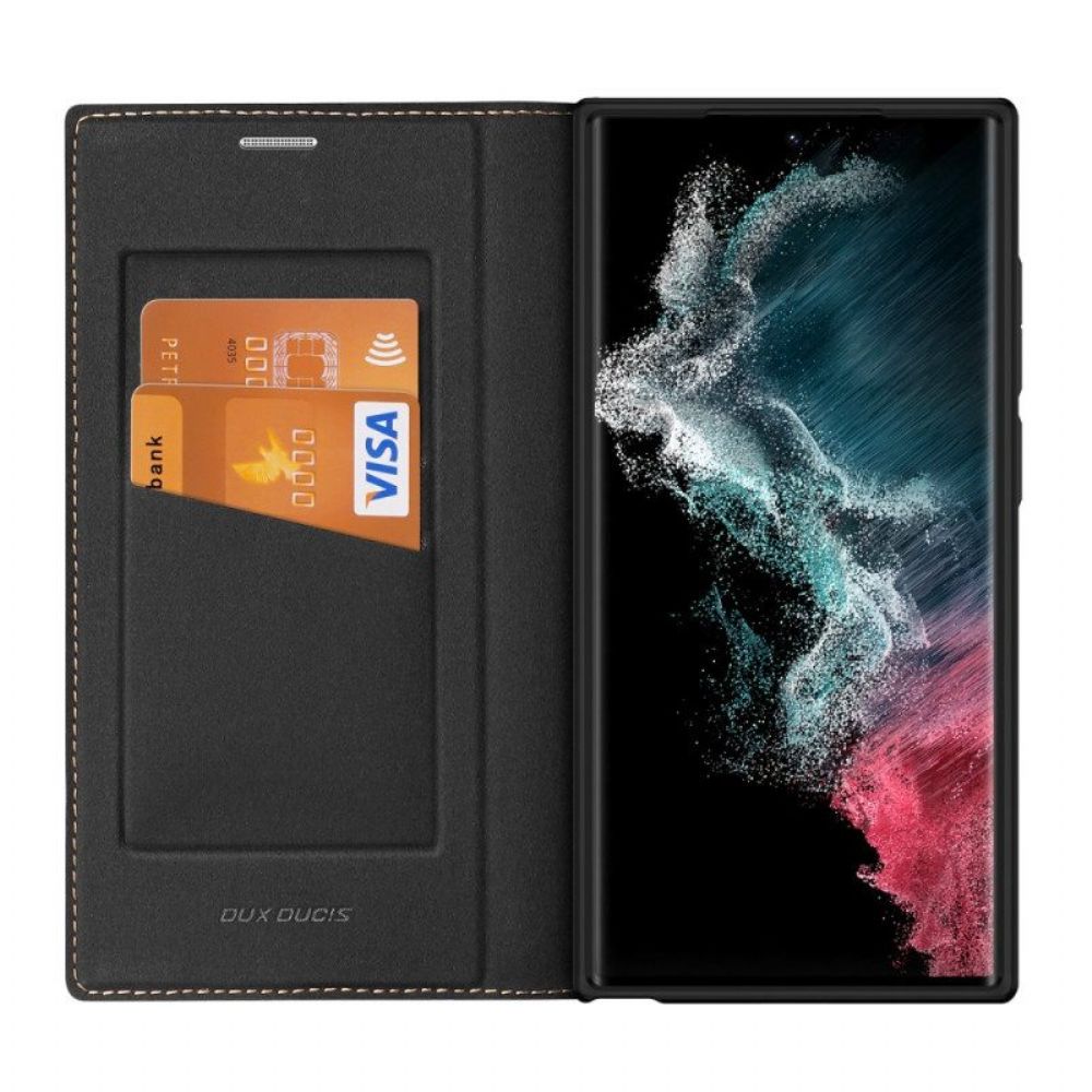 Schutzhülle Für Samsung Galaxy S23 Ultra 5G Flip Case Haut X2-serie Dux Ducis