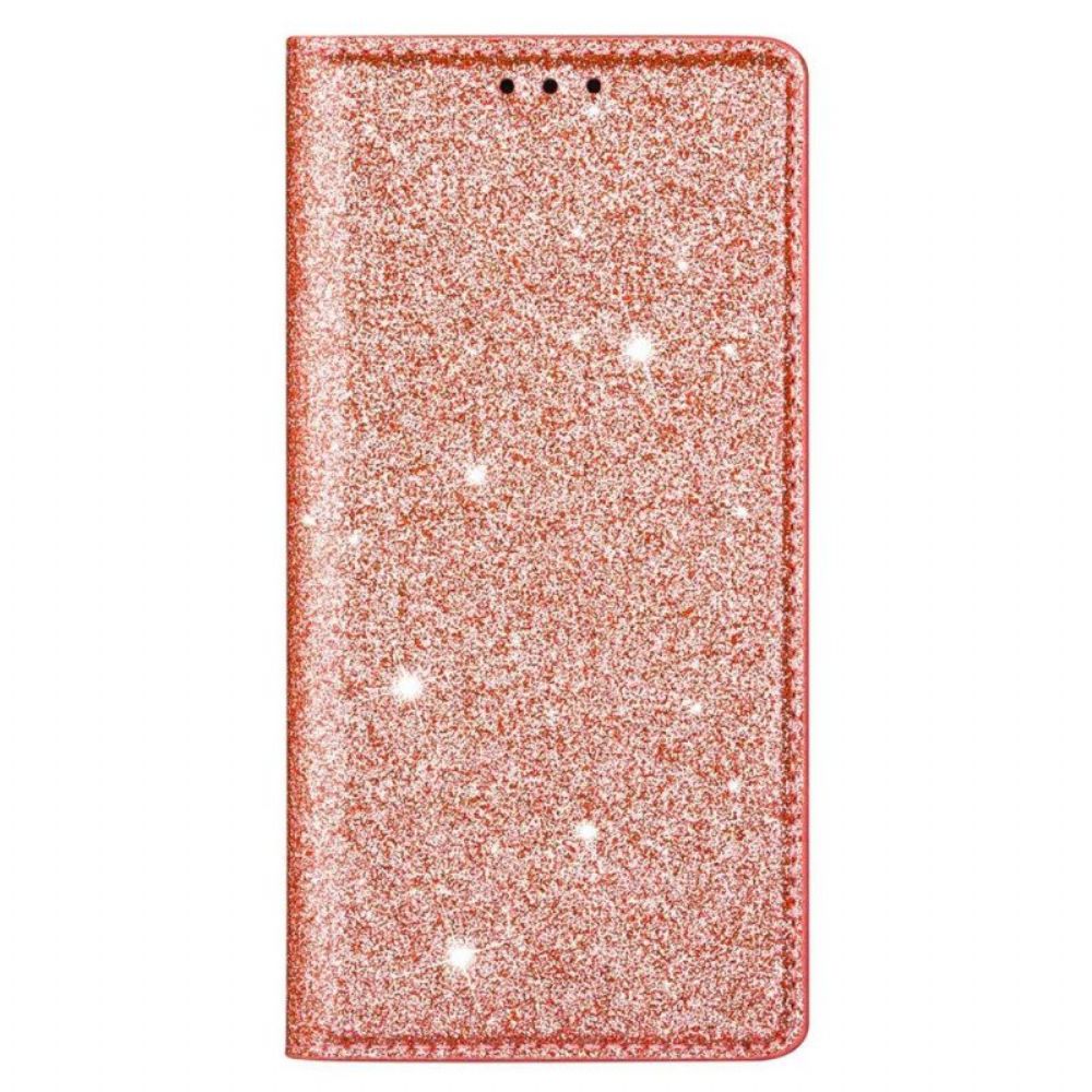 Schutzhülle Für Samsung Galaxy S23 Ultra 5G Flip Case Pailletten-stil