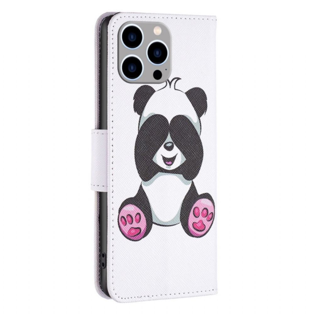 Flip Case Für iPhone 14 Pro Max Panda