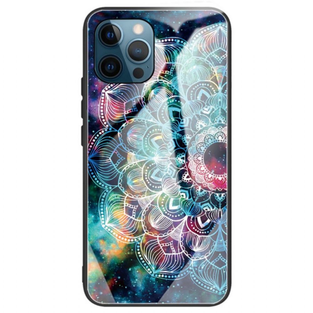 Hülle Für iPhone 14 Pro Max Mandala Aus Gehärtetem Glas