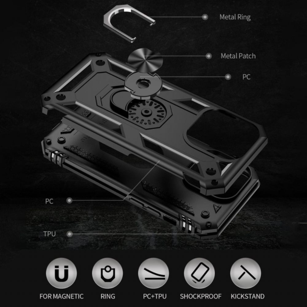 Hülle Für iPhone 14 Pro Max Ring-support-design