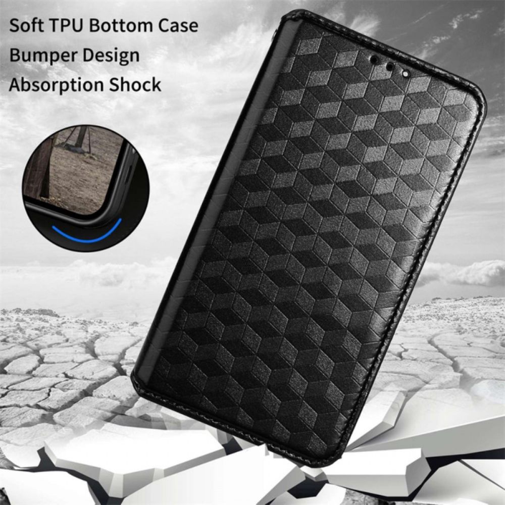 Schutzhülle Für iPhone 14 Pro Max Flip Case 3d-textur