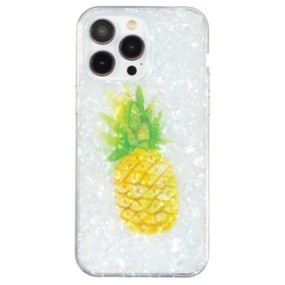 Hülle Für iPhone 15 Pro Ananas