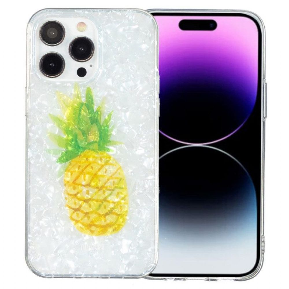 Hülle Für iPhone 15 Pro Ananas