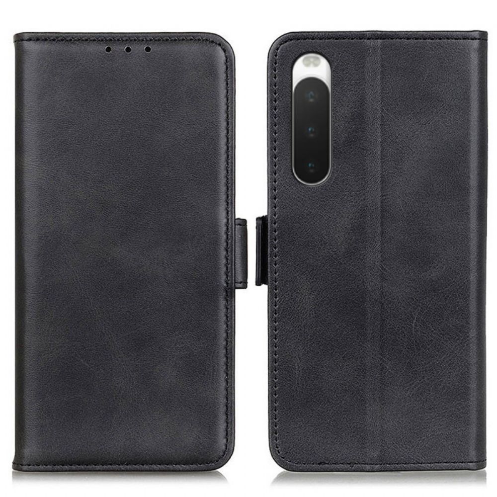 Flip Case Für Sony Xperia 10 IV Doppelverschluss