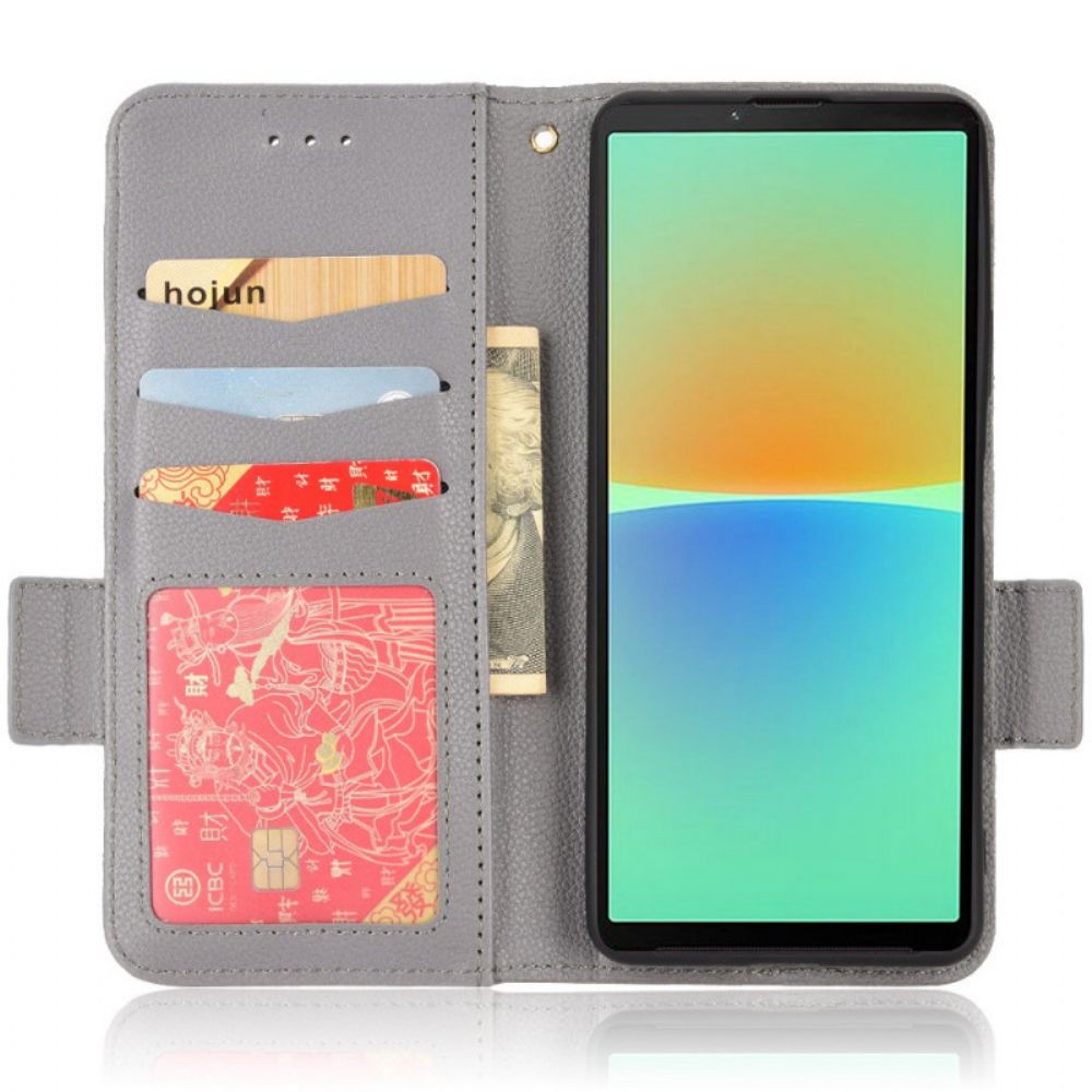 Flip Case Für Sony Xperia 10 IV Feinheit Doppelverschluss