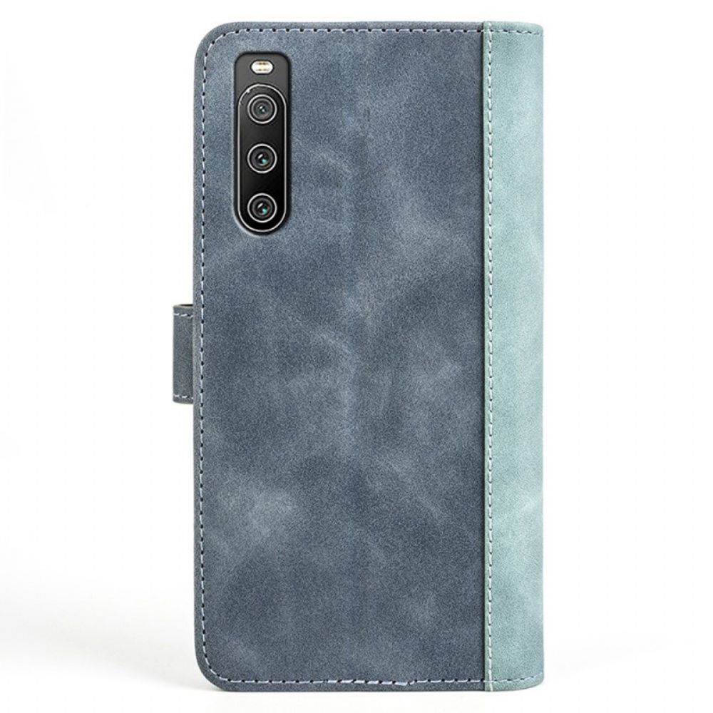 Flip Case Für Sony Xperia 10 IV Grafikmuster