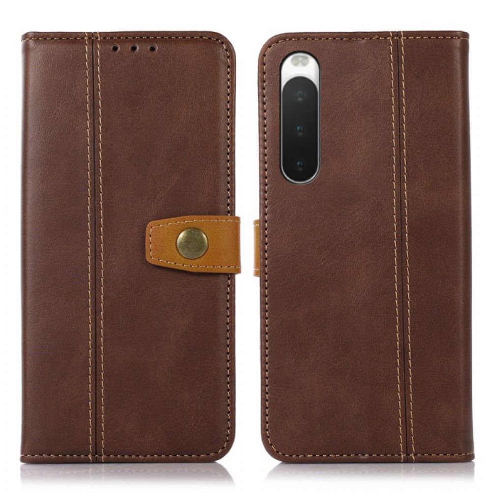 Flip Case Für Sony Xperia 10 IV Gurt