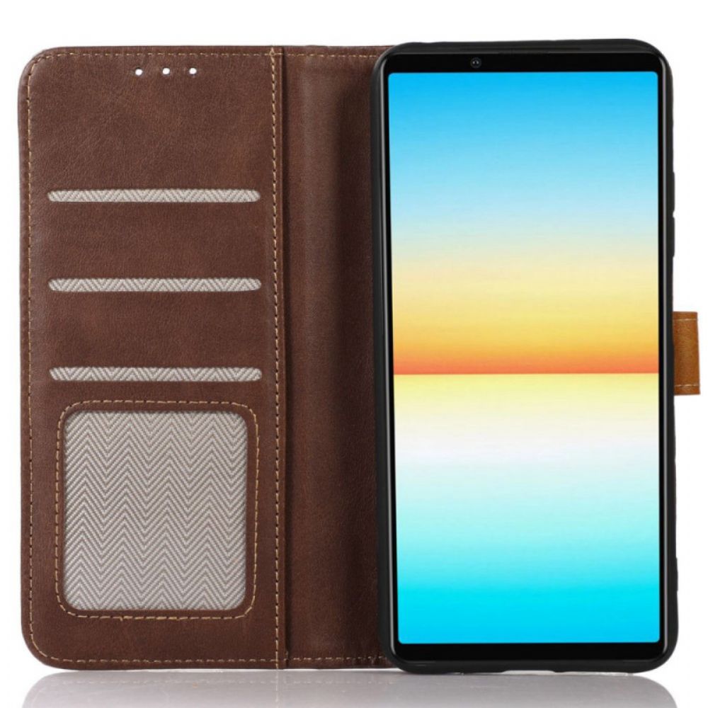 Flip Case Für Sony Xperia 10 IV Gurt