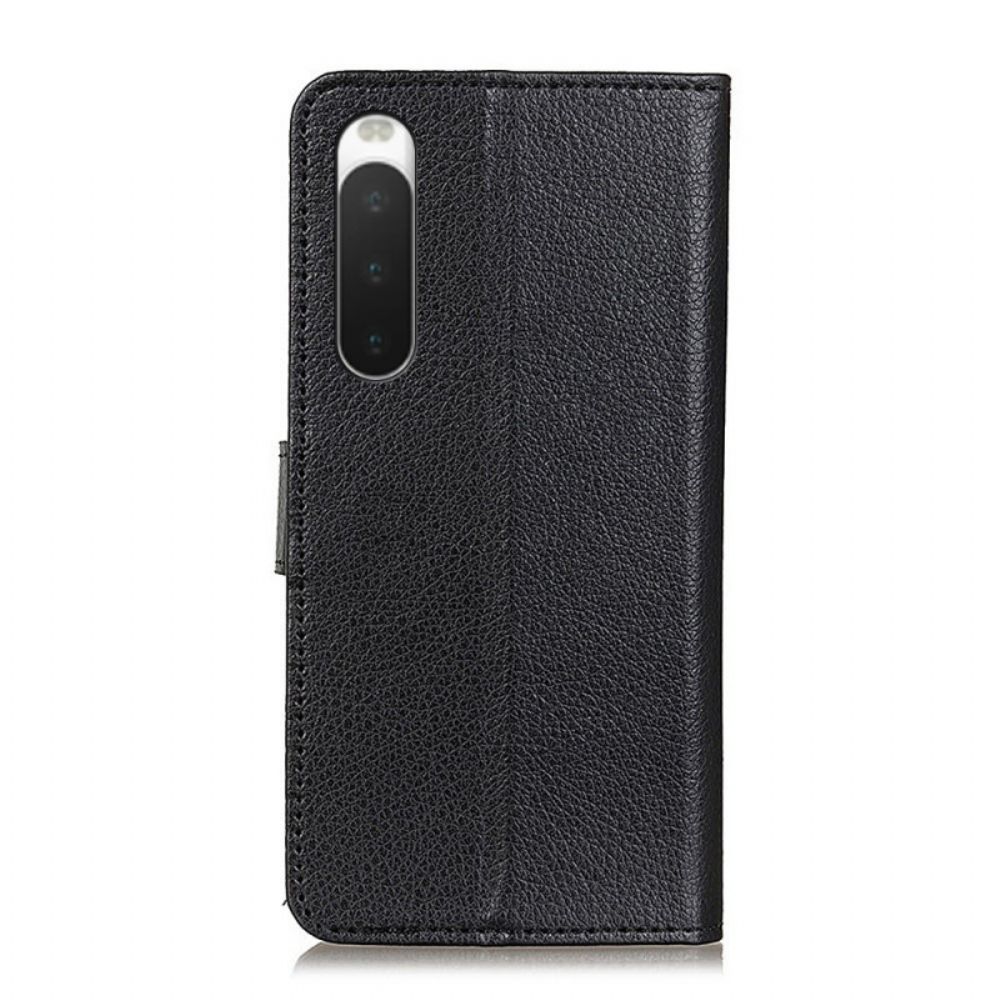 Flip Case Für Sony Xperia 10 IV Traditionelles Kunstleder