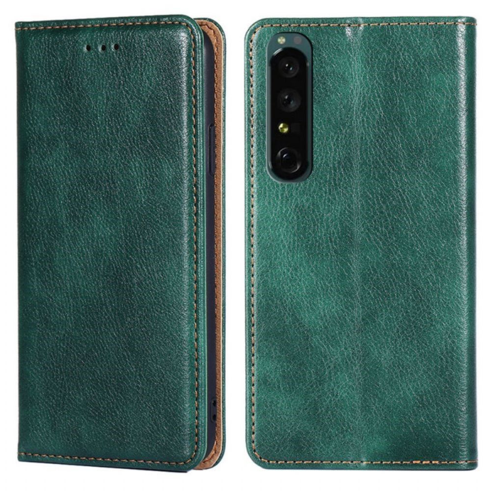 Flip Case Für Sony Xperia 10 IV Vintage-design