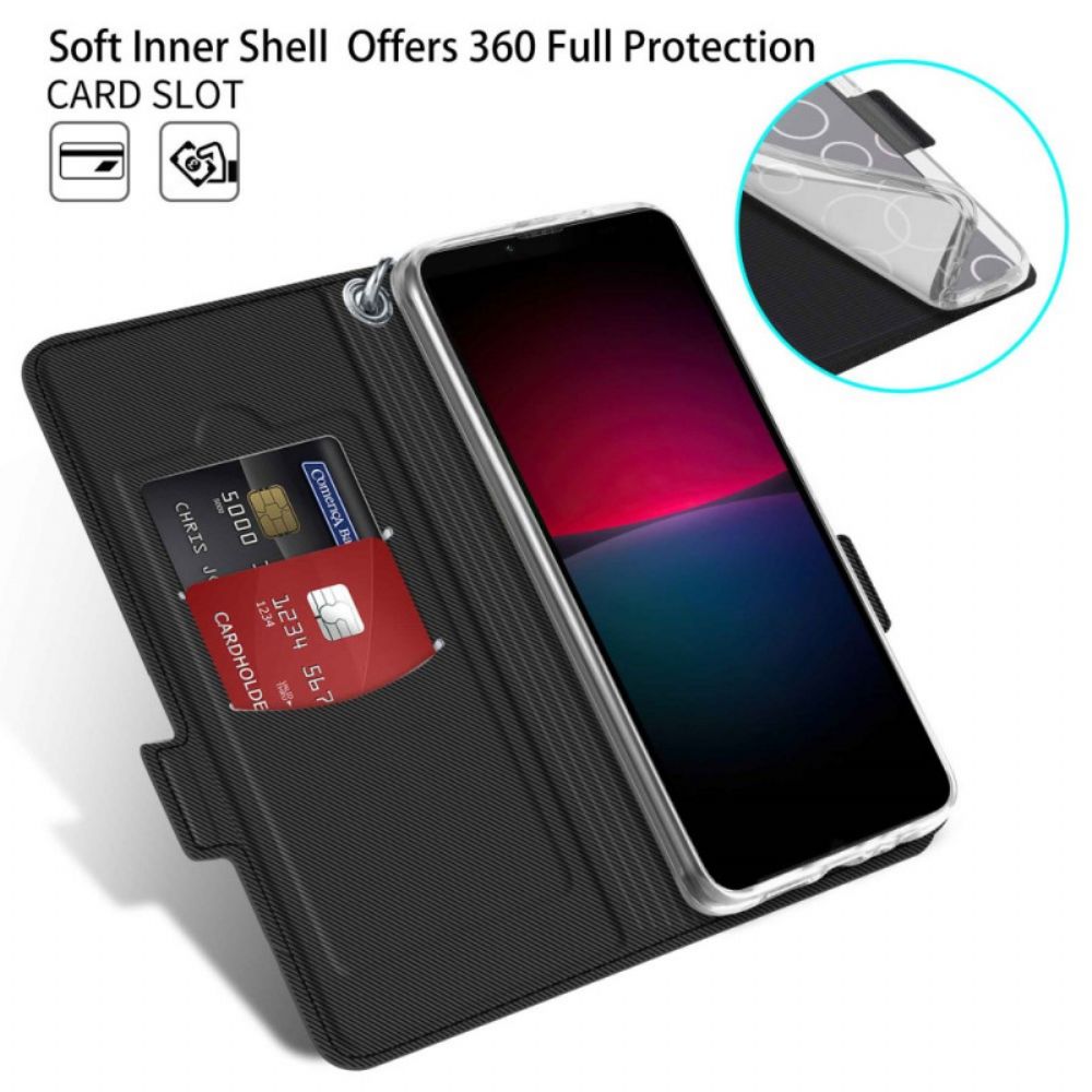 Schutzhülle Für Sony Xperia 10 IV Flip Case Bicolor Baiyu