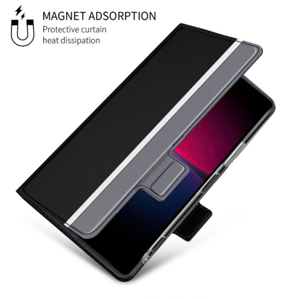 Schutzhülle Für Sony Xperia 10 IV Flip Case Bicolor Baiyu