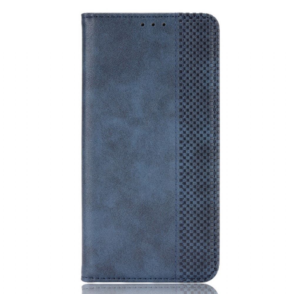 Schutzhülle Für Sony Xperia 10 IV Flip Case Gestylter Lederstil