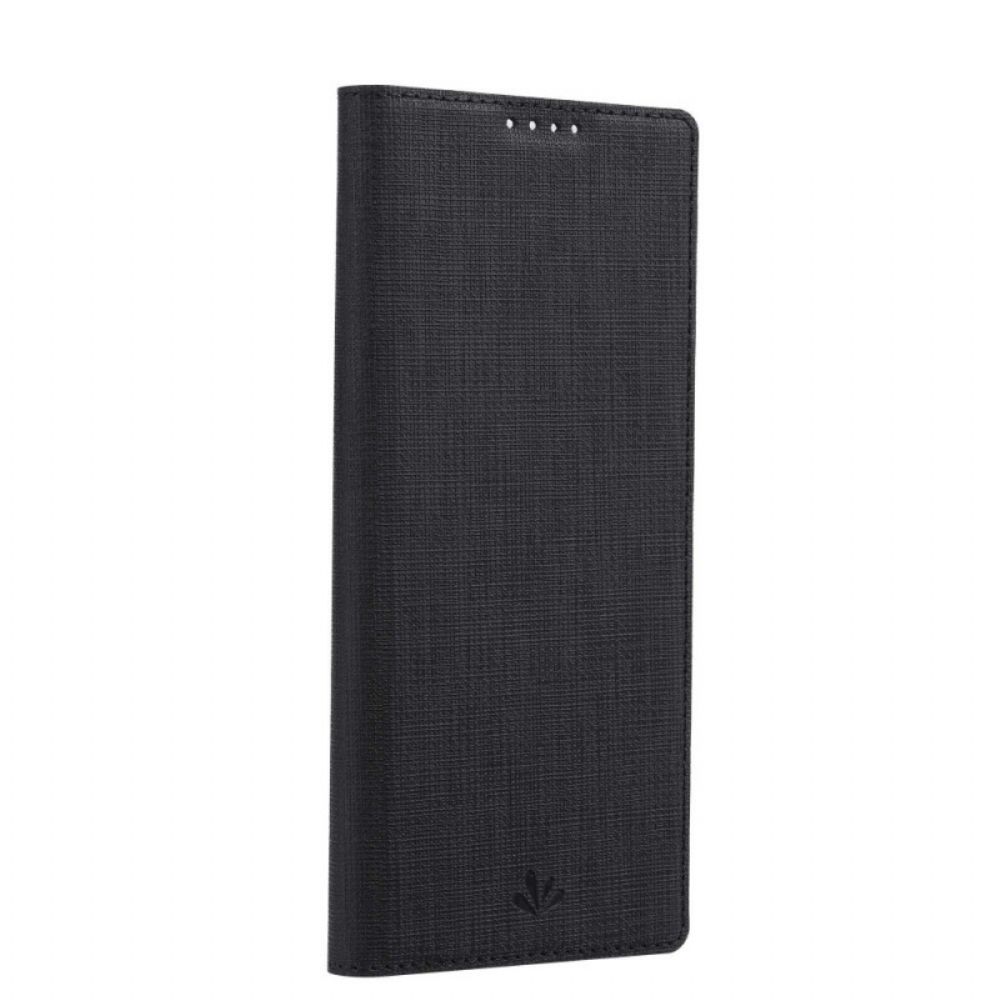 Schutzhülle Für Sony Xperia 10 IV Flip Case Vili Stoffstruktur