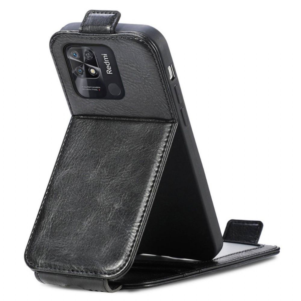 Flip Case Für Xiaomi Redmi 10C Brieftasche Flip Case Vertikal Mit Brieftasche