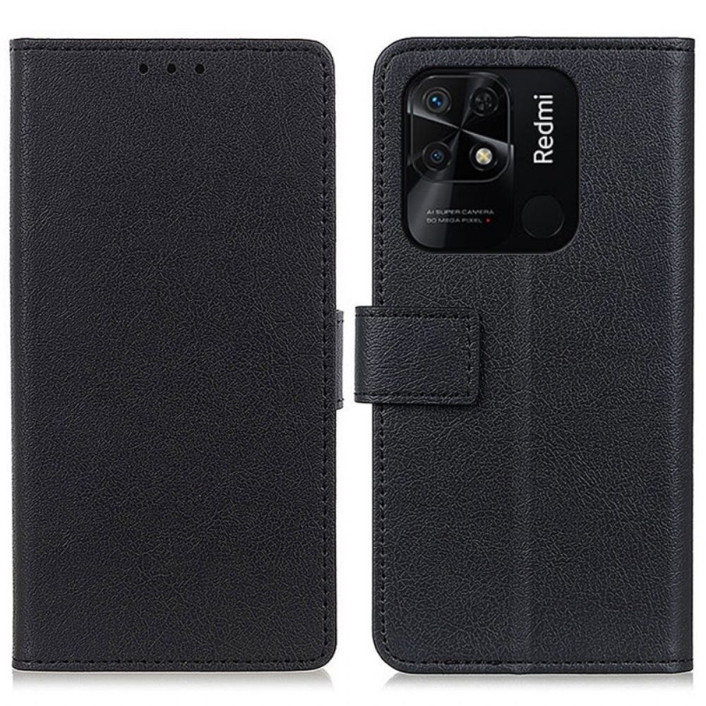 Flip Case Für Xiaomi Redmi 10C Klassisch