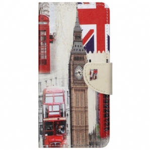 Flip Case Für Xiaomi Redmi 10C Londoner Leben