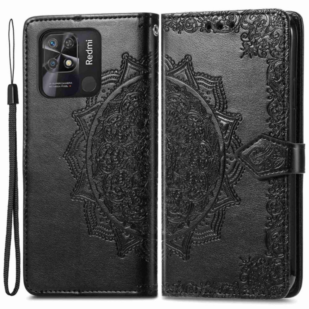 Flip Case Für Xiaomi Redmi 10C Mandala Aus Dem Mittelalter