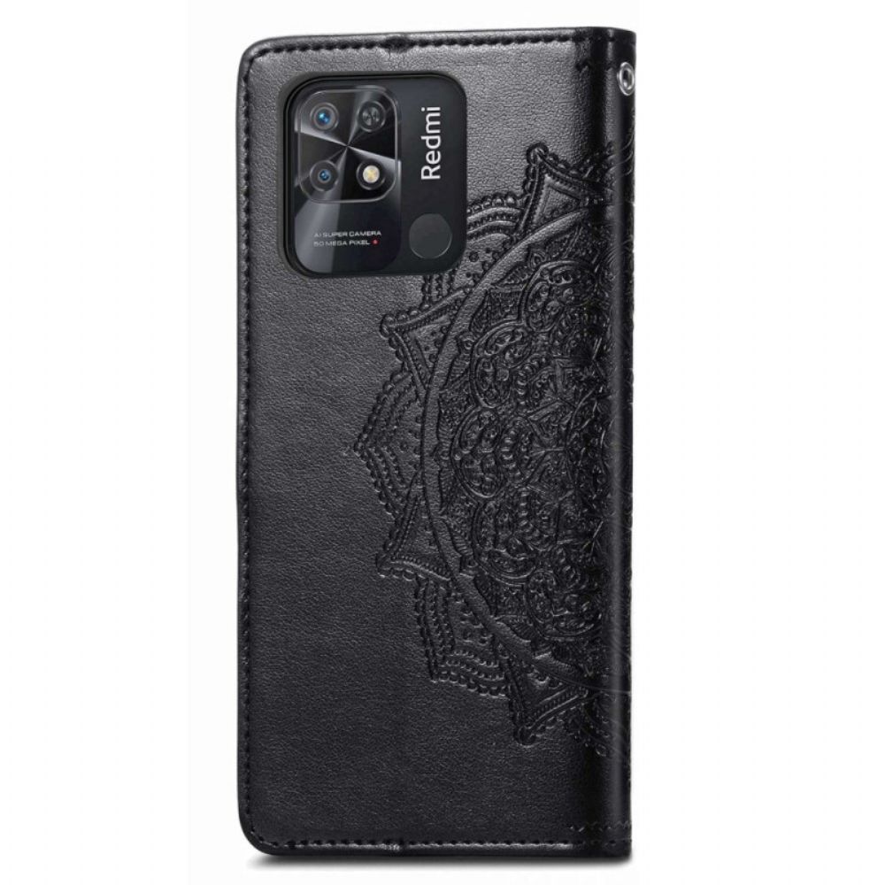 Flip Case Für Xiaomi Redmi 10C Mandala Aus Dem Mittelalter