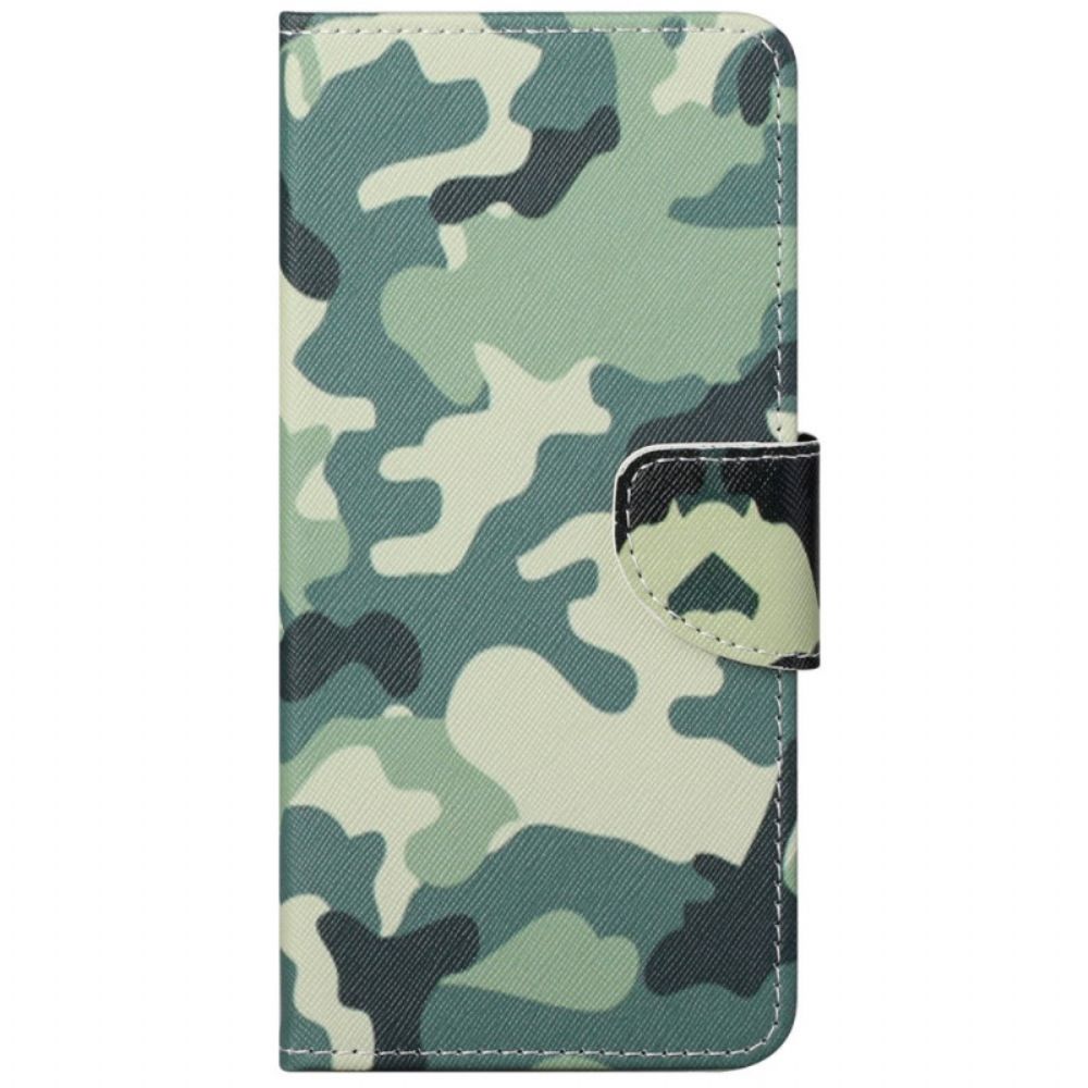 Flip Case Für Xiaomi Redmi 10C Militärische Tarnung