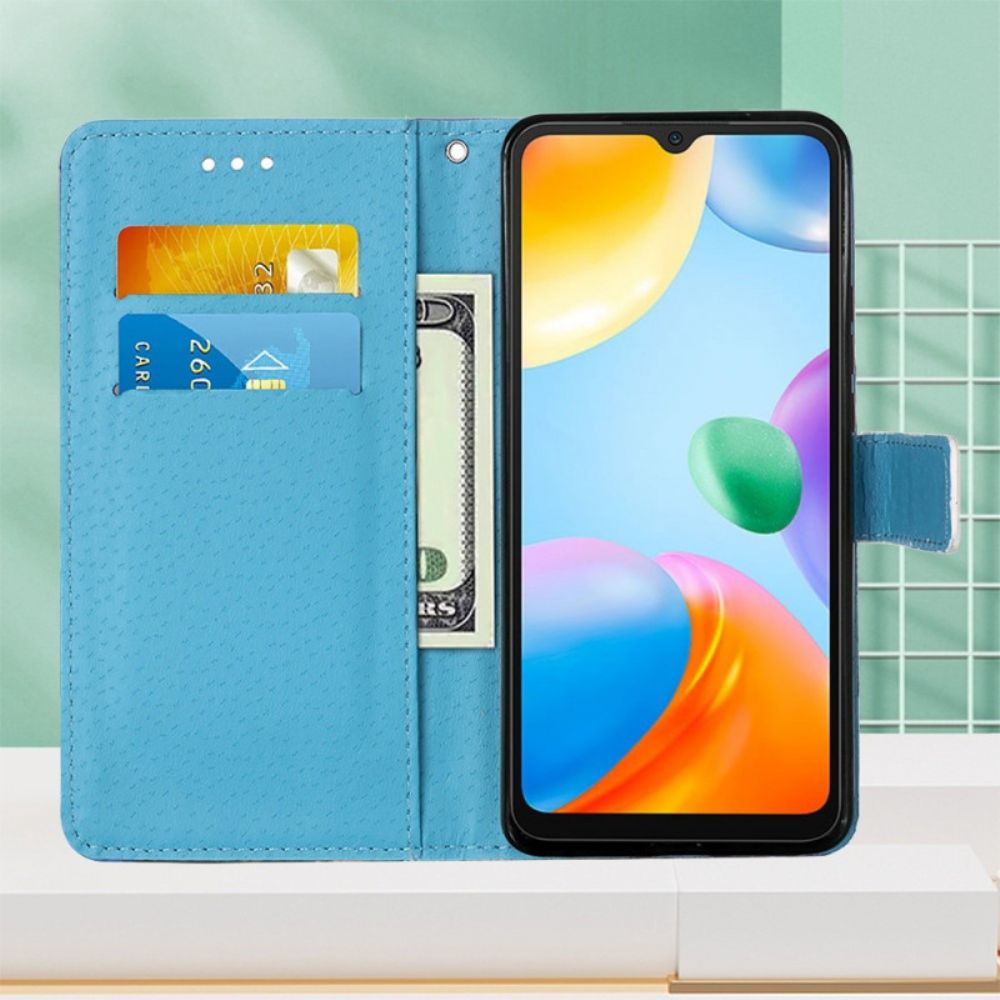 Flip Case Für Xiaomi Redmi 10C Mit Kordel Tangawelle