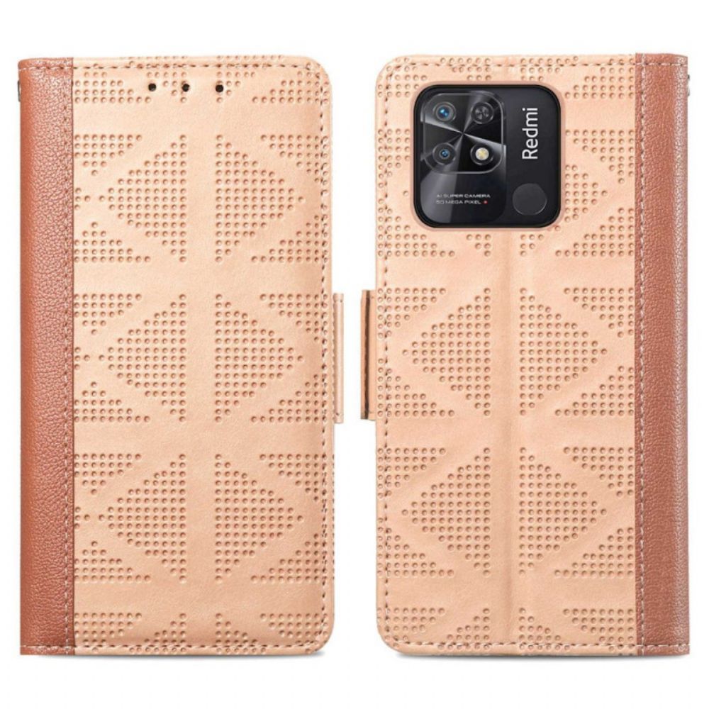 Flip Case Für Xiaomi Redmi 10C Stilvoll