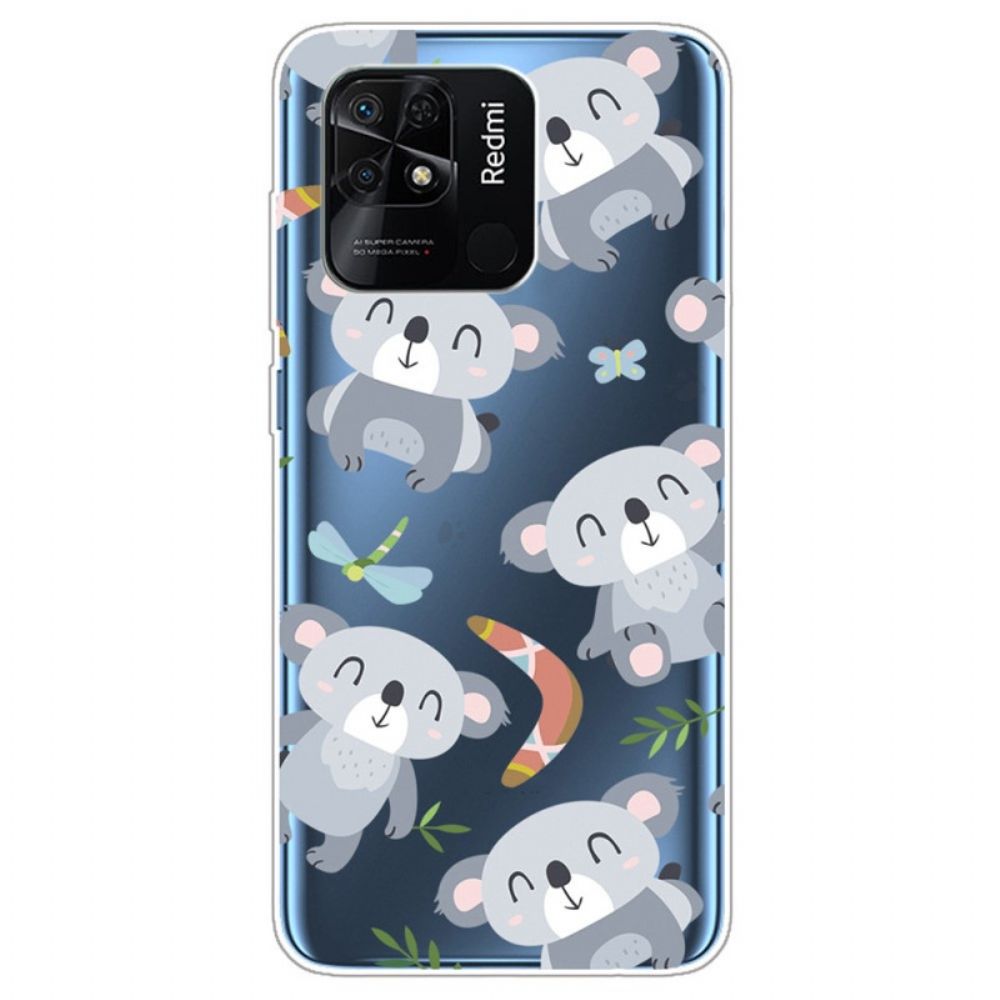 Handyhülle Für Xiaomi Redmi 10C Mehrere Transparente Koalas