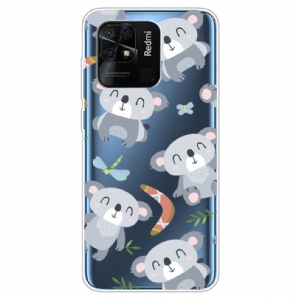 Handyhülle Für Xiaomi Redmi 10C Mehrere Transparente Koalas