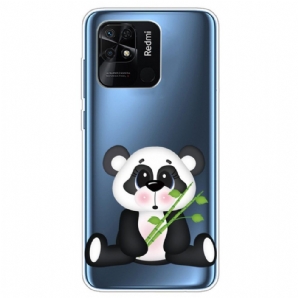 Handyhülle Für Xiaomi Redmi 10C Transparenter Hübscher Panda