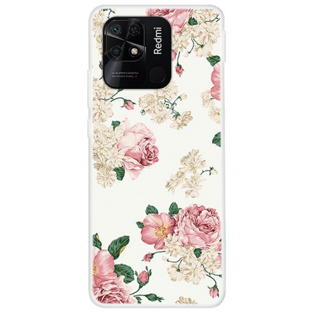 Hülle Für Xiaomi Redmi 10C Hübsche Blumen