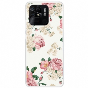 Hülle Für Xiaomi Redmi 10C Hübsche Blumen