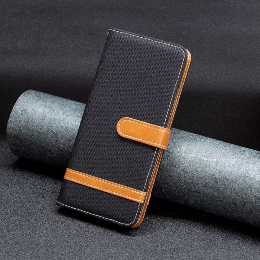 Lederhüllen Für Xiaomi Redmi 10C Mit Kordel Armband In Stoff- Und Lederoptik