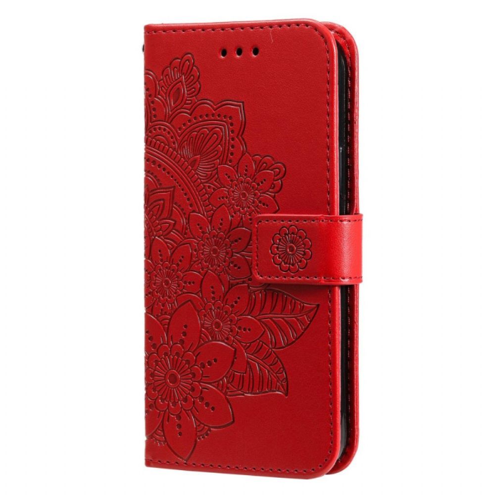 Lederhüllen Für Xiaomi Redmi 10C Mit Kordel Tanga-mandala