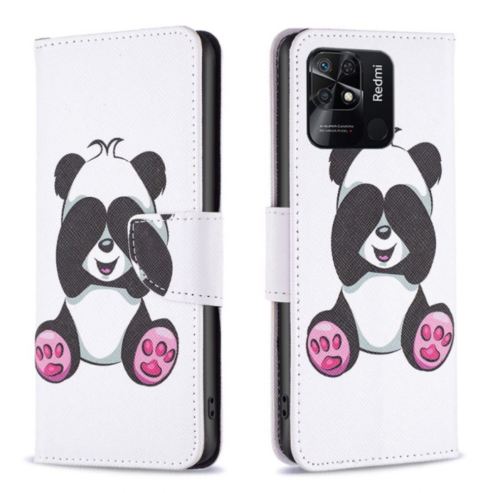 Lederhüllen Für Xiaomi Redmi 10C Panda