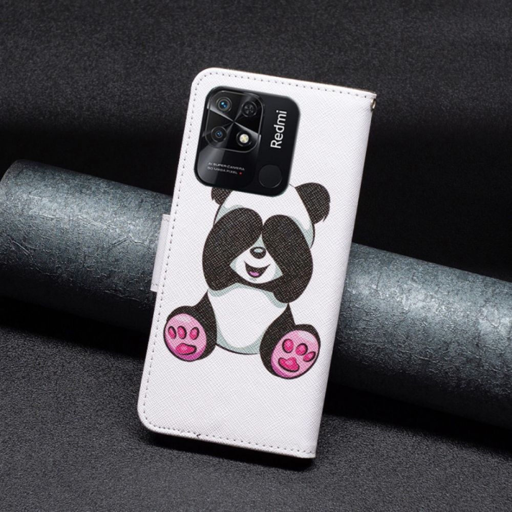 Lederhüllen Für Xiaomi Redmi 10C Panda